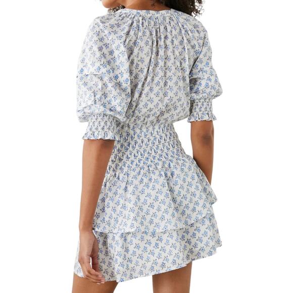 Rails Milana Mini Dress Size Large Summer Vacation Bohemian Feminine Floral - Picture 2 of 13